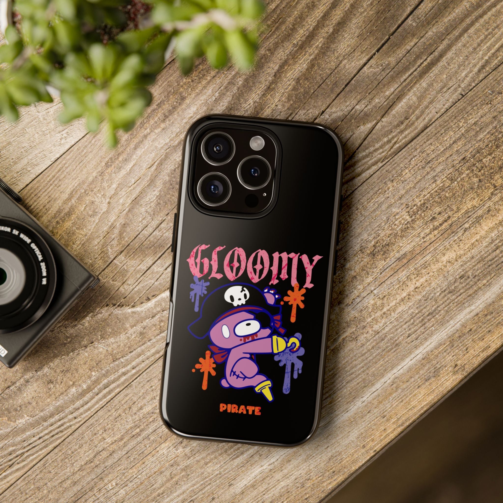 gloomy bear Halloween pirate Phone Case